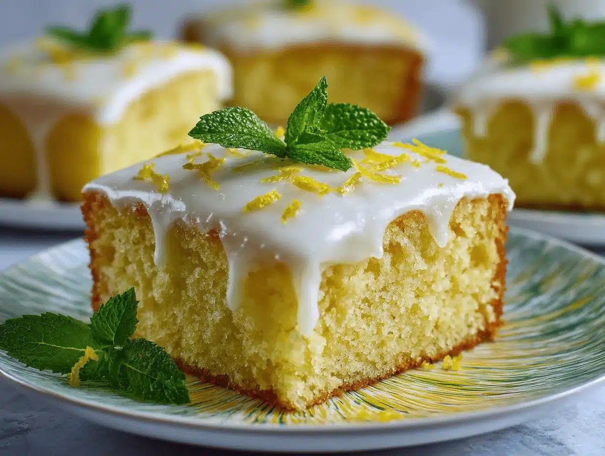 lemon cake recipe preparation steps