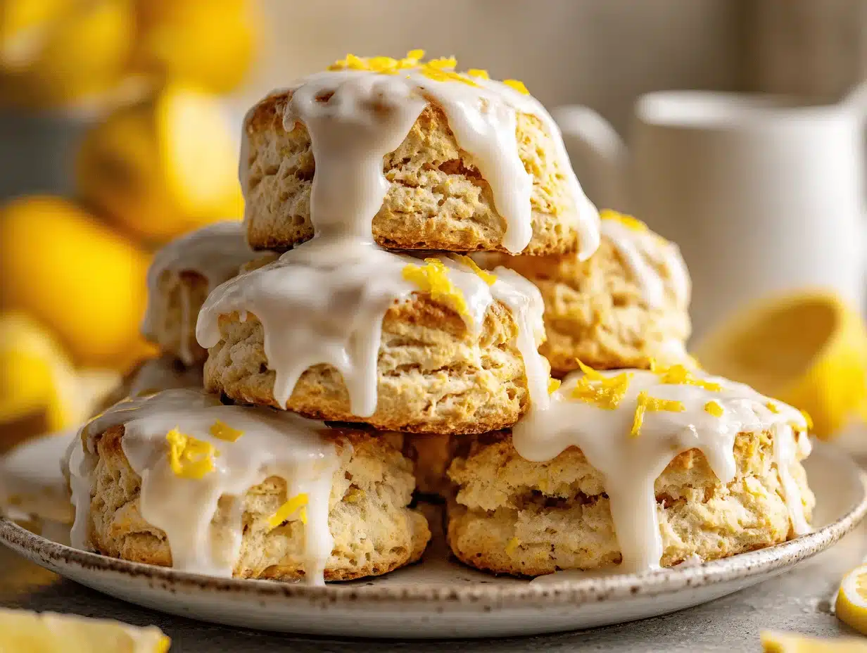 lemon scones - featured image