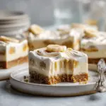 no-bake banana cream pie bars - featured image