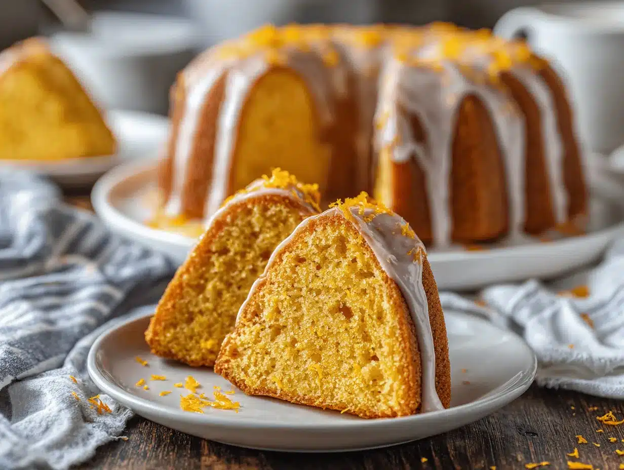 orange pound cake preparation steps