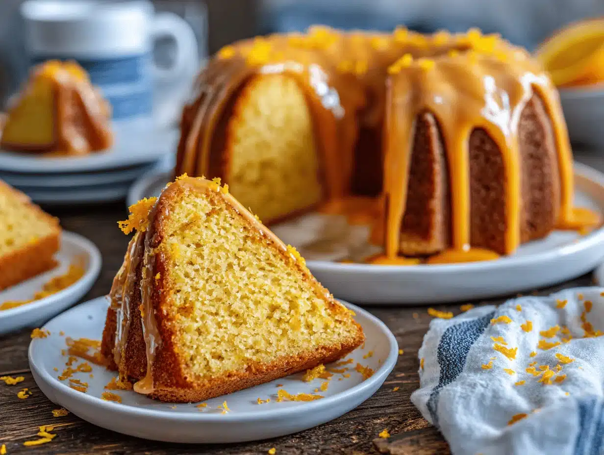 orange pound cake - featured image